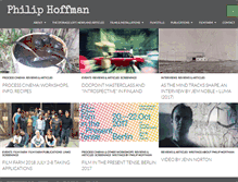 Tablet Screenshot of philiphoffman.ca